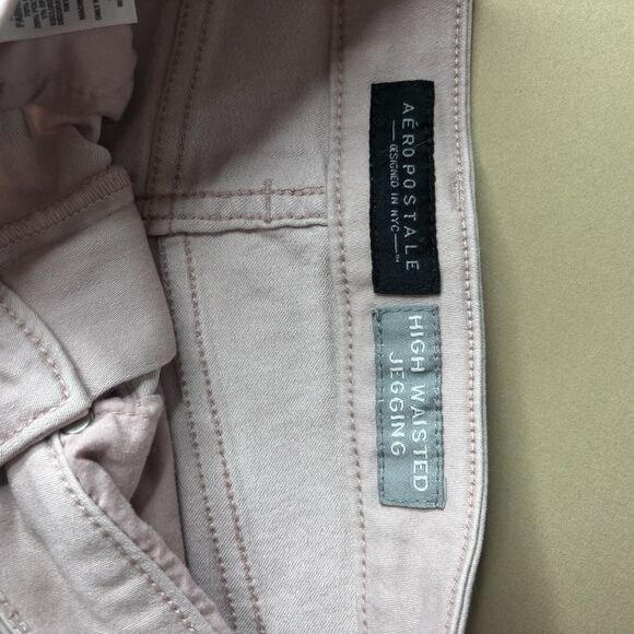 Aeropostale Women's High Waisted Jegging Old Rose,Size 0 - Picture 7 of 10
